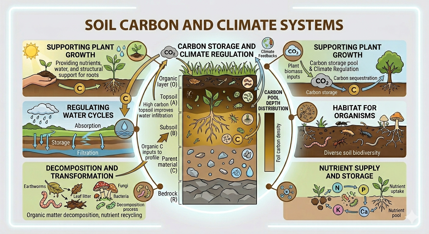 SHORT COMMUNICATION: Introduction to SOIL CARBON AND CLIMATE SYSTEMS in the context